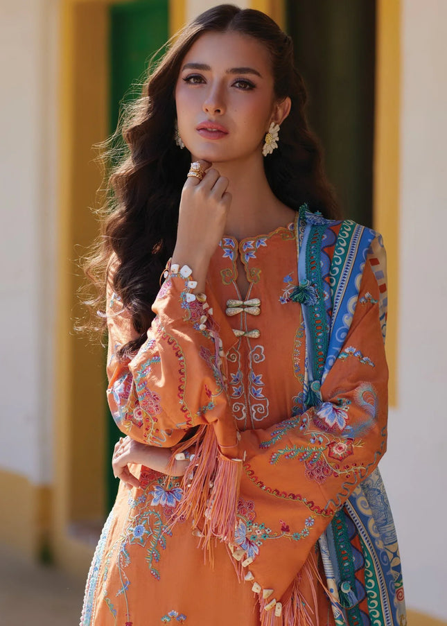 Farah Talib Aziz | Luxury Lawn '26 - Lucia Burnt Orange