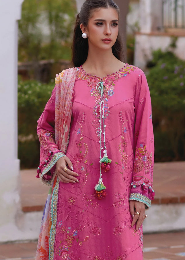 Farah Talib Aziz | Luxury Lawn '26 - Palmira Pink