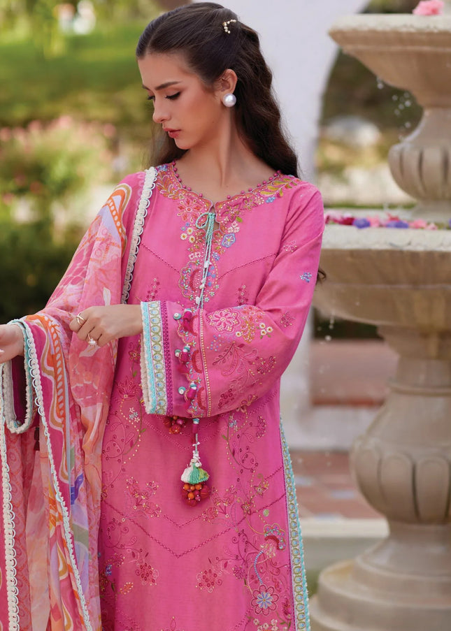 Farah Talib Aziz | Luxury Lawn '26 - Palmira Pink