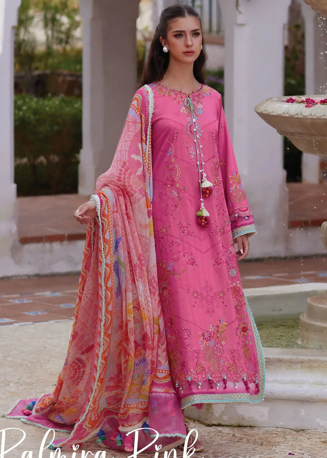 Farah Talib Aziz | Luxury Lawn '26 - Palmira Pink