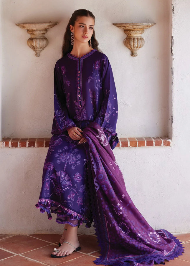 Farah Talib Aziz | Luxury Lawn '26 - Vicenta Violet