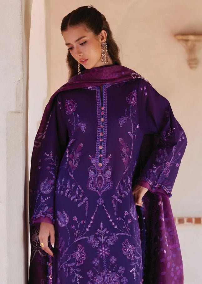 Farah Talib Aziz | Luxury Lawn '26 - Vicenta Violet