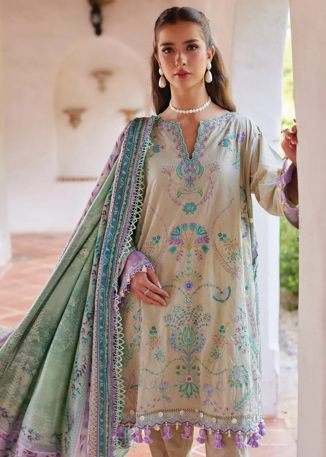 Farah Talib Aziz | Luxury Lawn '26 - Valeria Olive