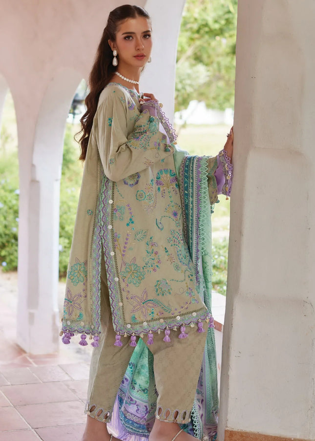 Farah Talib Aziz | Luxury Lawn '26 - Valeria Olive