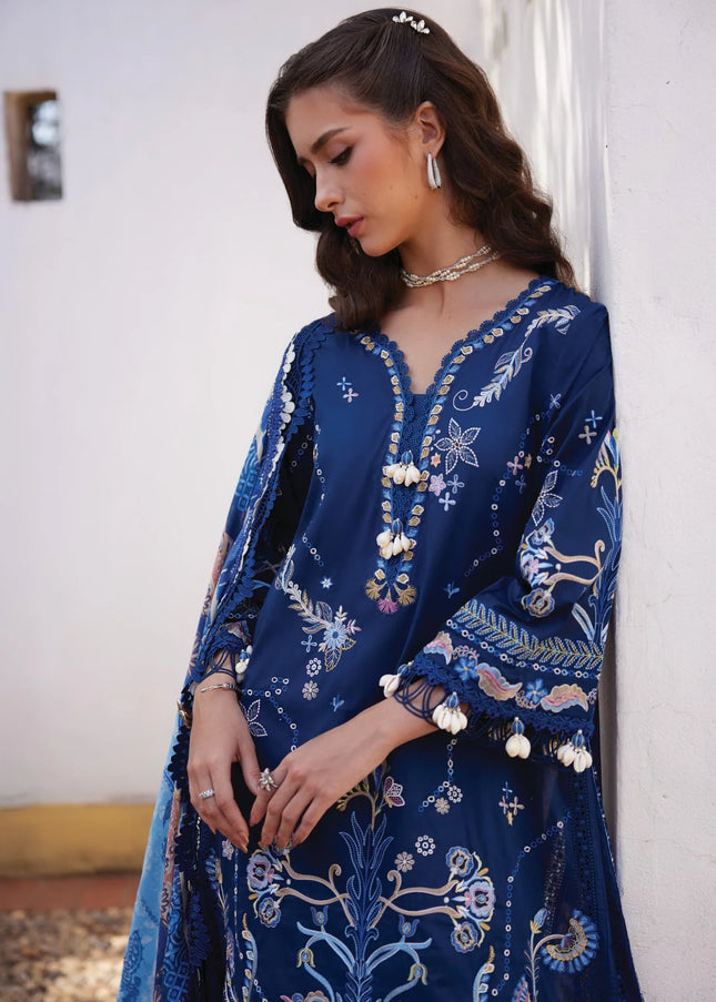 Farah Talib Aziz | Luxury Lawn '26 - Nia Navy