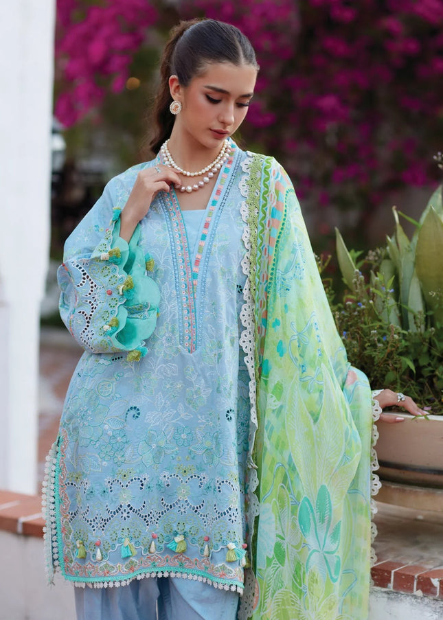 Farah Talib Aziz | Luxury Lawn '26 - Sienna Sky Blue