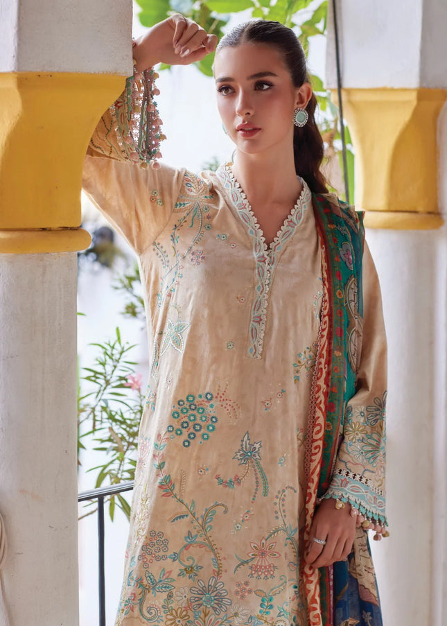 Farah Talib Aziz | Luxury Lawn '26 - Isabella Sand