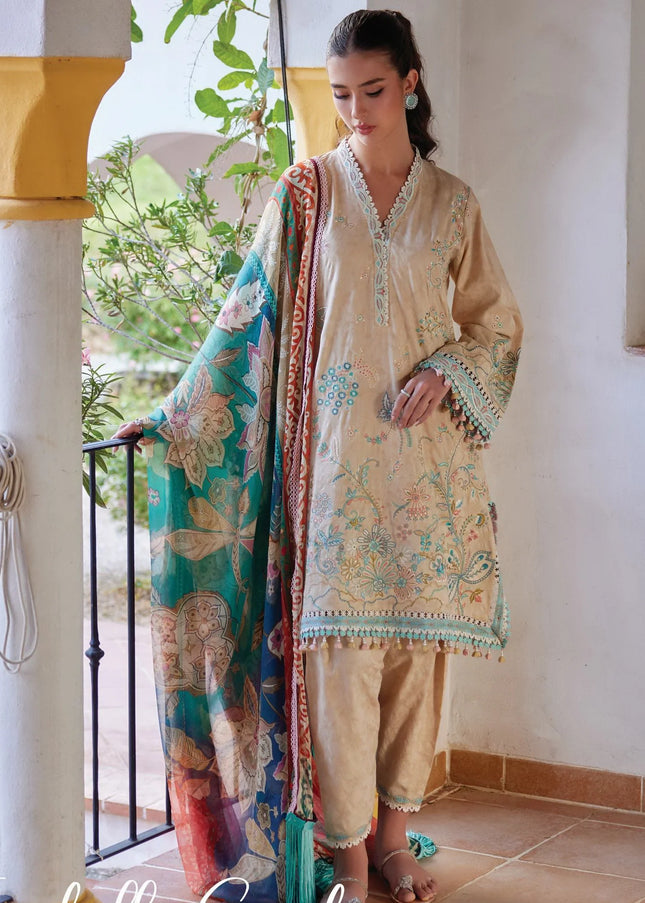 Farah Talib Aziz | Luxury Lawn '26 - Isabella Sand