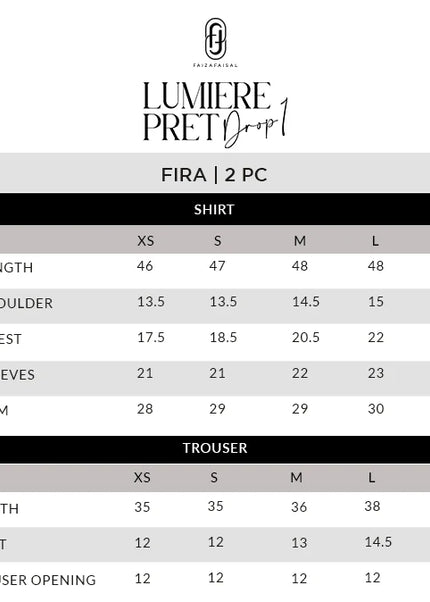 Faiza Faisal | Lumiere - Fira