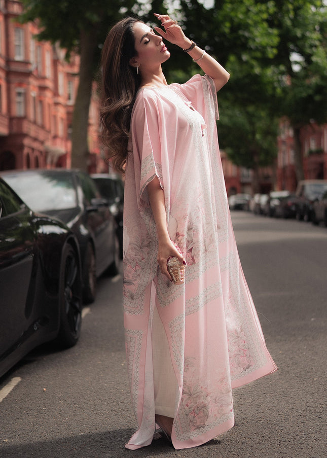 Erum Khan | Kaftan Edit - Fuchsia Fire