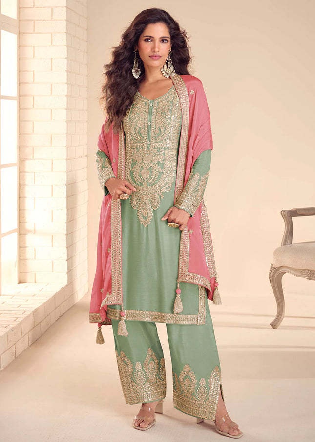 Chinnon Embroidered Pant Style Suit Series