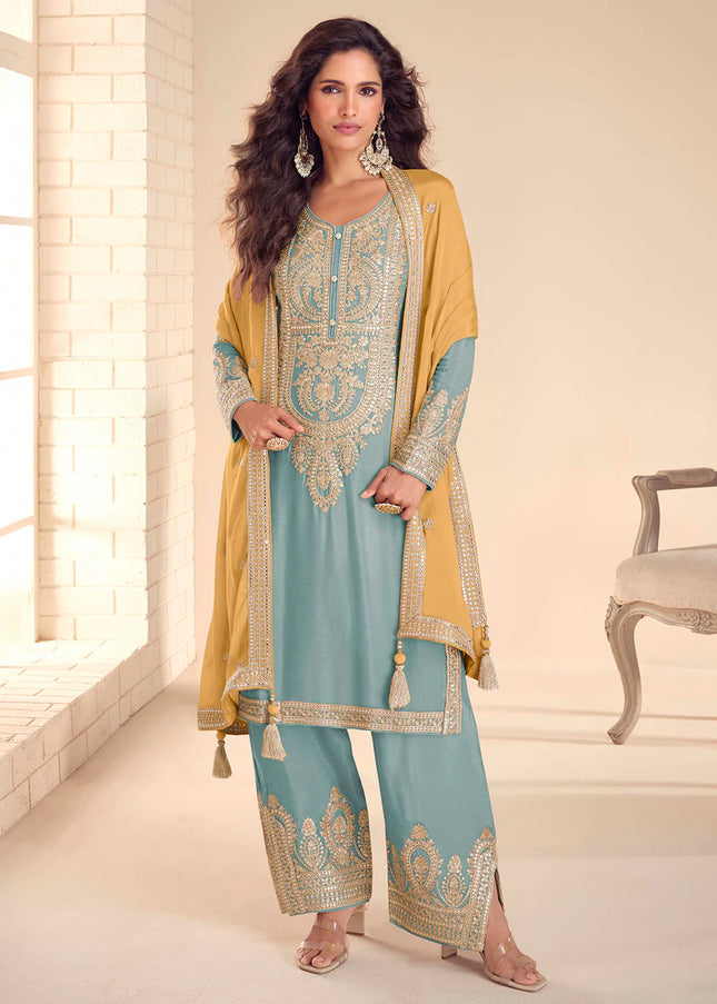 Chinnon Embroidered Pant Style Suit Series