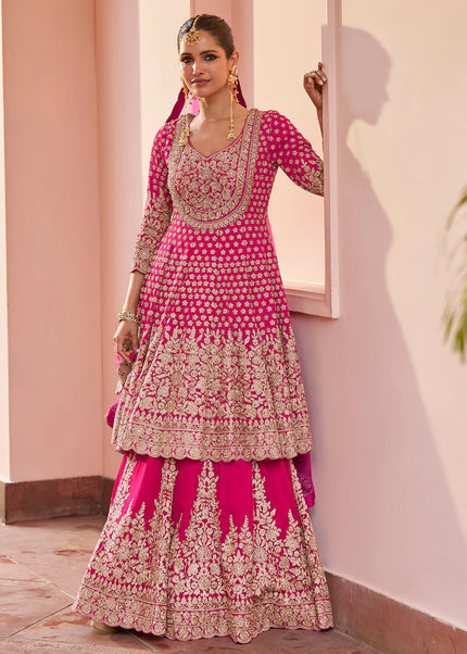Georgette Embroiderd Lehenga Suit Series