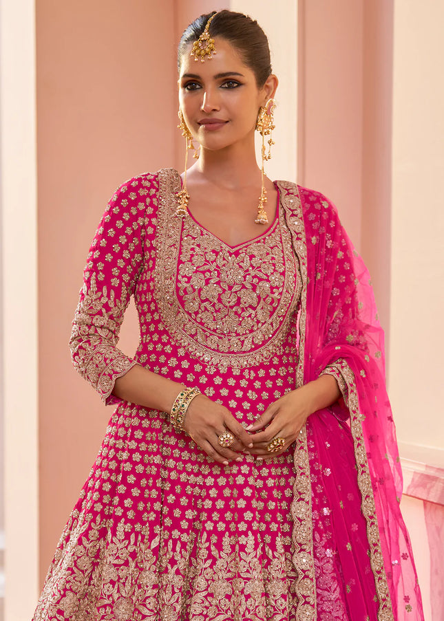 Georgette Embroiderd Lehenga Suit Series