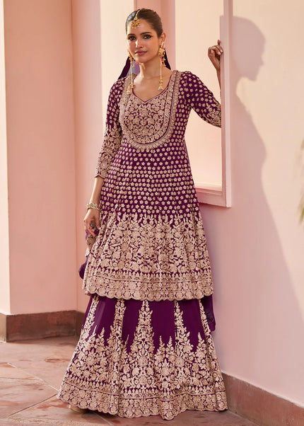 Georgette Embroiderd Lehenga Suit Series