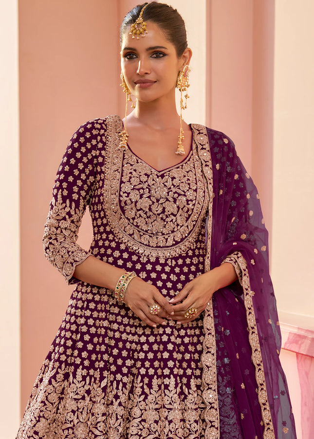 Georgette Embroiderd Lehenga Suit Series