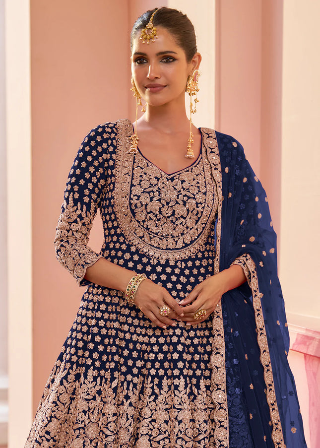 Georgette Embroiderd Lehenga Suit Series