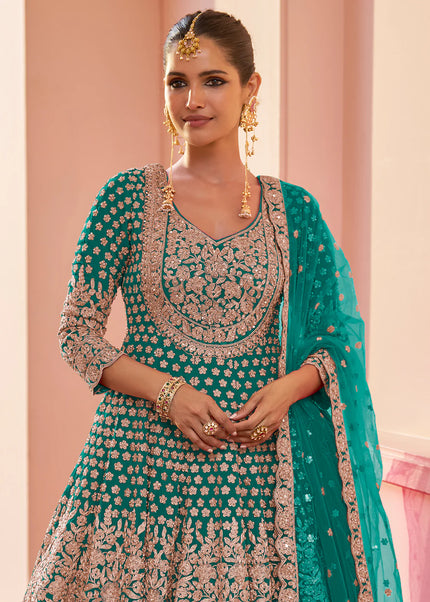 Georgette Embroiderd Lehenga Suit Series