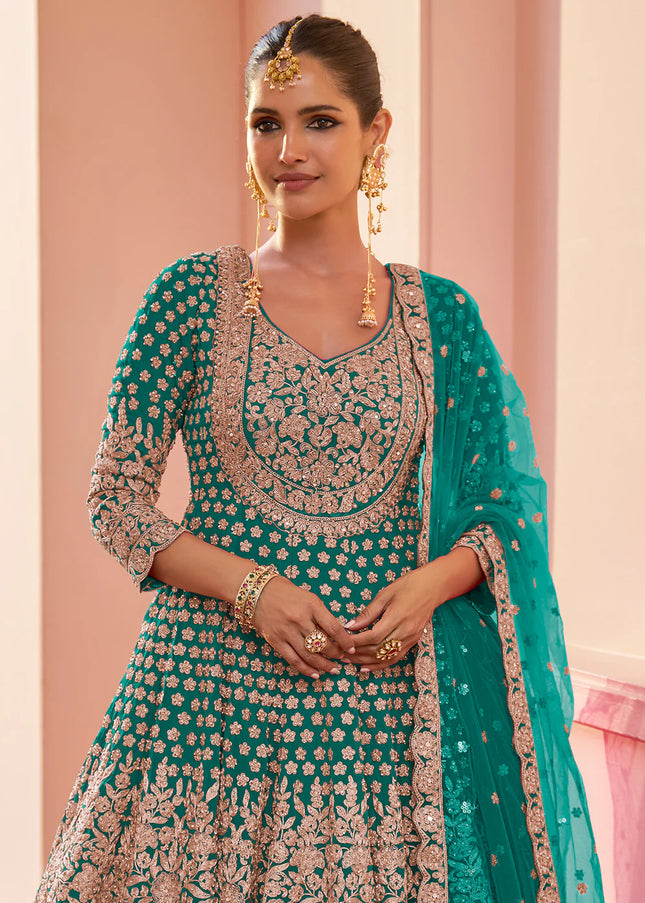 Georgette Embroiderd Lehenga Suit Series