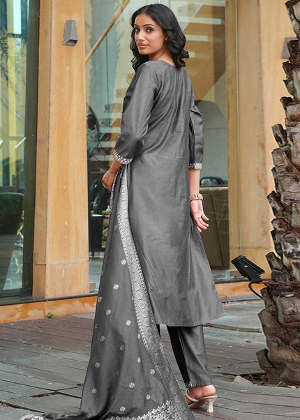 Vatican Embroidered Pant Style Suit