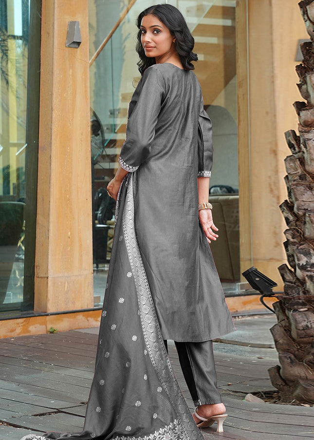 Vatican Embroidered Pant Style Suit