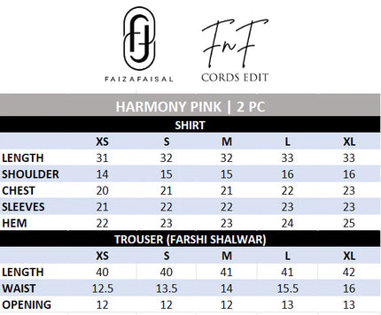 Faiza Faisal | Fnf Co-ord Edit - Harmony Pink