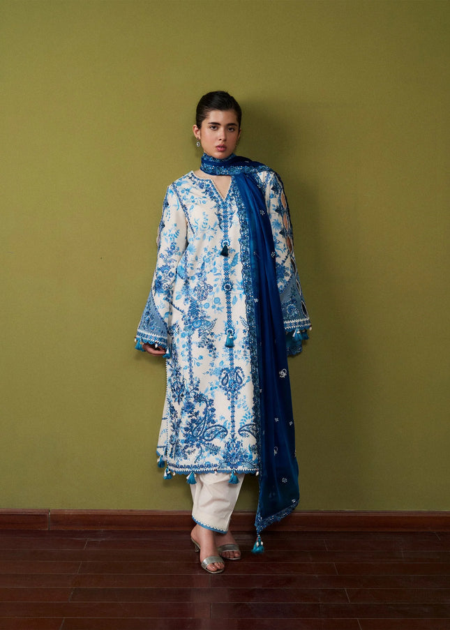 Hussain Rehar | Pret SS '26 - Porcelain