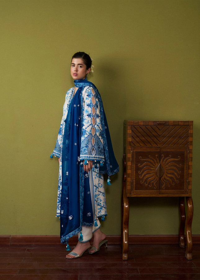 Hussain Rehar | Pret SS '26 - Porcelain