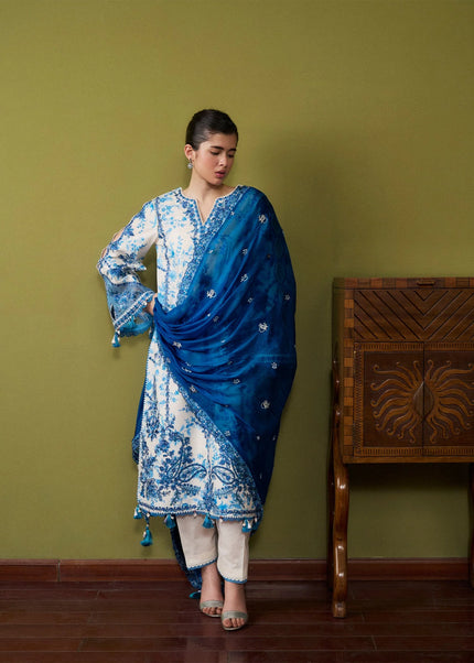 Hussain Rehar | Pret SS '26 - Porcelain