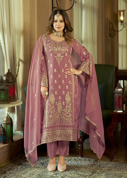 Organza Embroidered Pant Style Suit Series