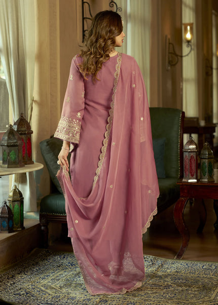 Organza Embroidered Pant Style Suit Series