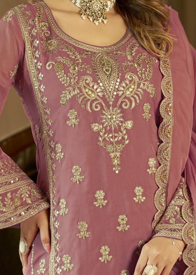 Organza Embroidered Pant Style Suit Series