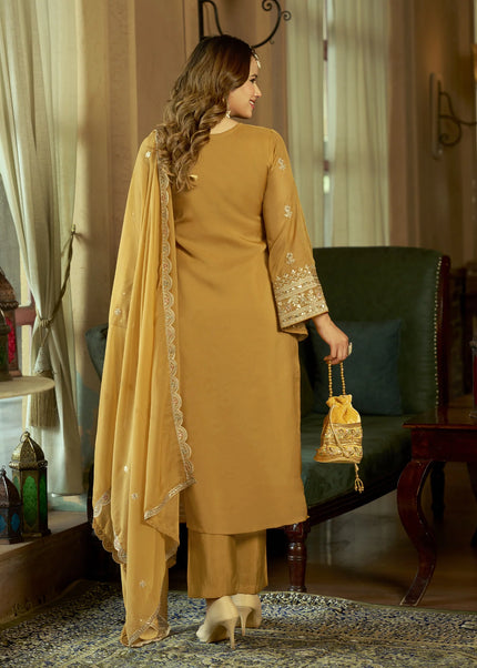 Organza Embroidered Pant Style Suit Series