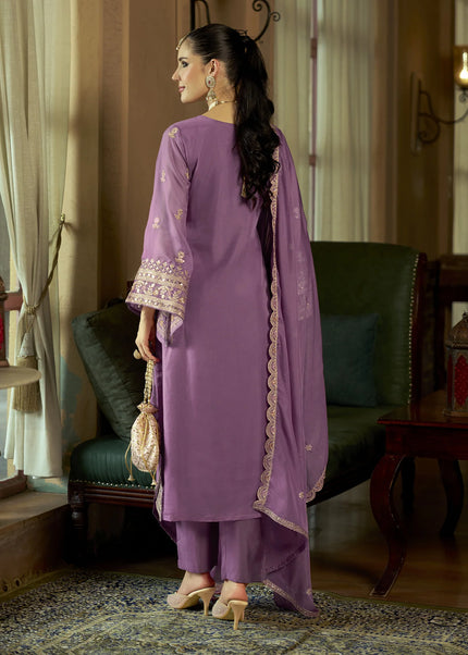 Organza Embroidered Pant Style Suit Series