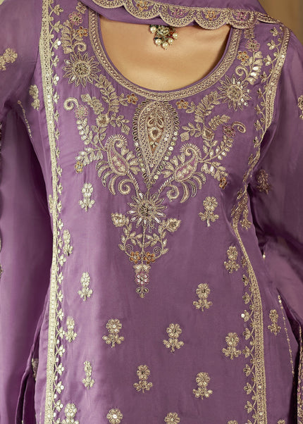 Organza Embroidered Pant Style Suit Series