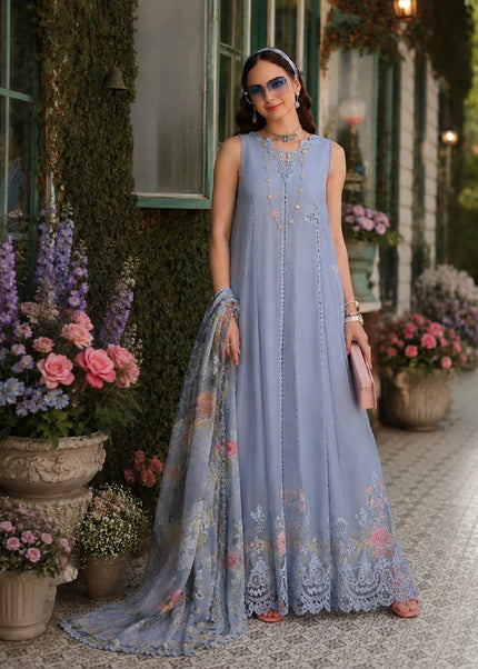 Noor By Saadia Asad | Noor Eid Luxury  Printskhaas '26 - Frozen Mist