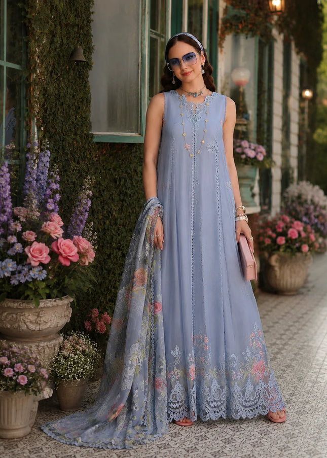 Noor By Saadia Asad | Noor Eid Luxury  Printskhaas '26 - Frozen Mist
