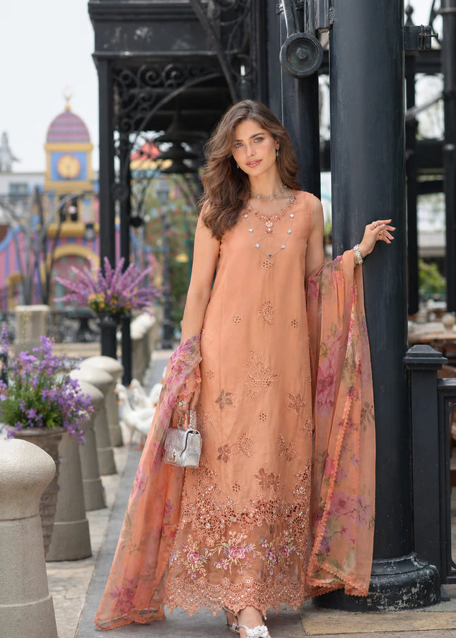 Noor By Saadia Asad | Noor Luxe Chikankari '26 - Apricot Allure