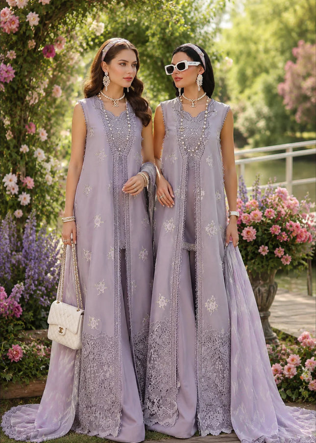 Noor By Saadia Asad | Noor Eid Luxury  Printskhaas '26 - Lavender Lights