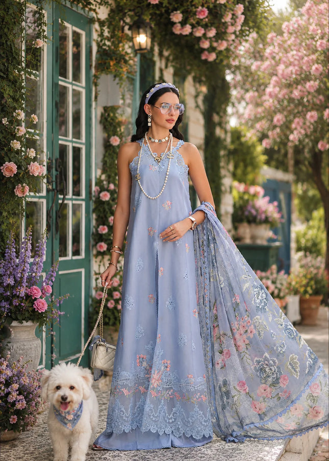 Noor By Saadia Asad | Noor Eid Luxury  Printskhaas '26 - Frozen Mist