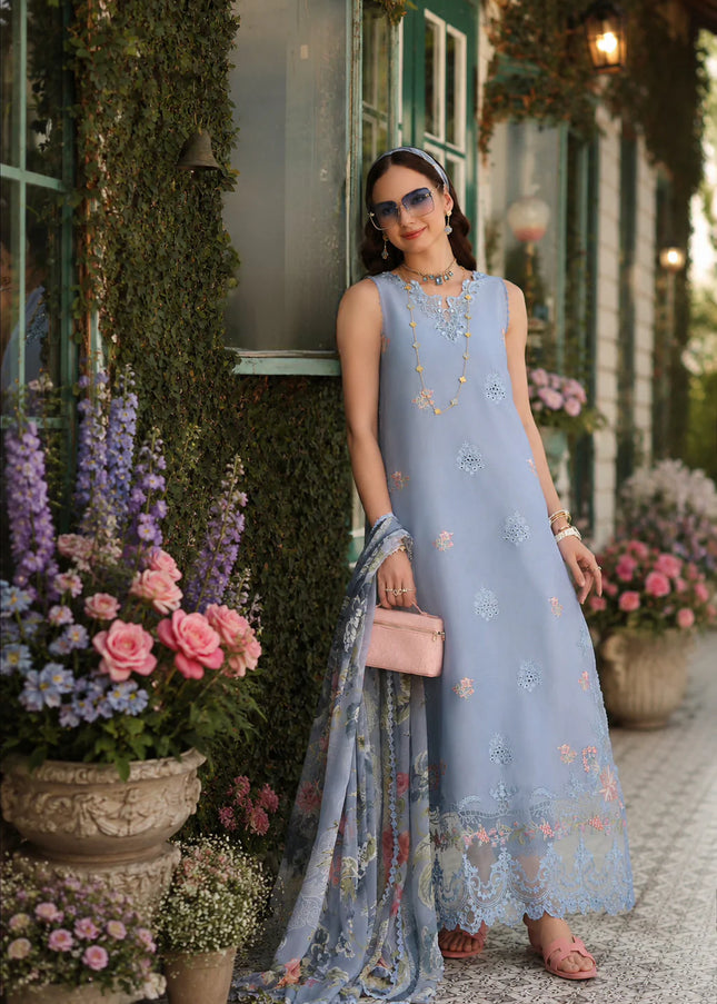 Noor By Saadia Asad | Noor Eid Luxury  Printskhaas '26 - Frozen Mist