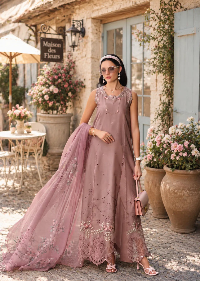 Noor By Saadia Asad | Noor Eid Luxury  Printskhaas '26 - Rose Éclat
