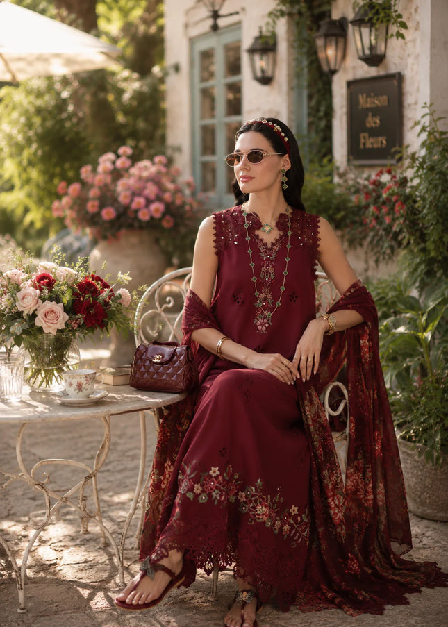 Noor By Saadia Asad | Noor Eid Luxury  Printskhaas '26 - Ruby Royale