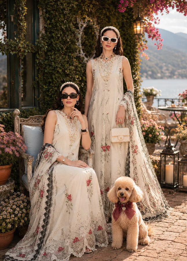 Noor By Saadia Asad | Noor Eid Luxury  Printskhaas '26 - Ivory Heritage