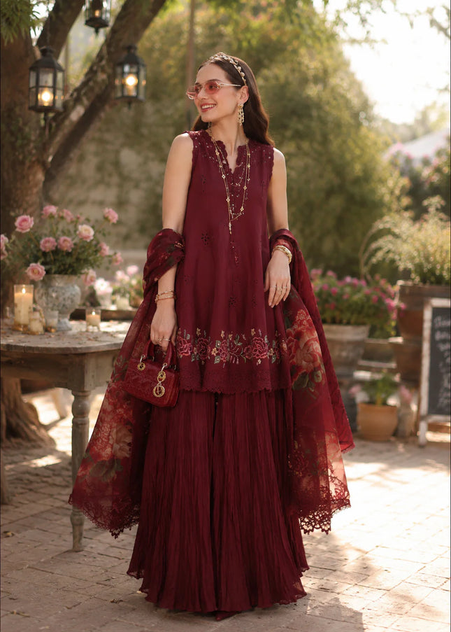 Noor By Saadia Asad | Noor Eid Luxury  Printskhaas '26 - Ruby Royale
