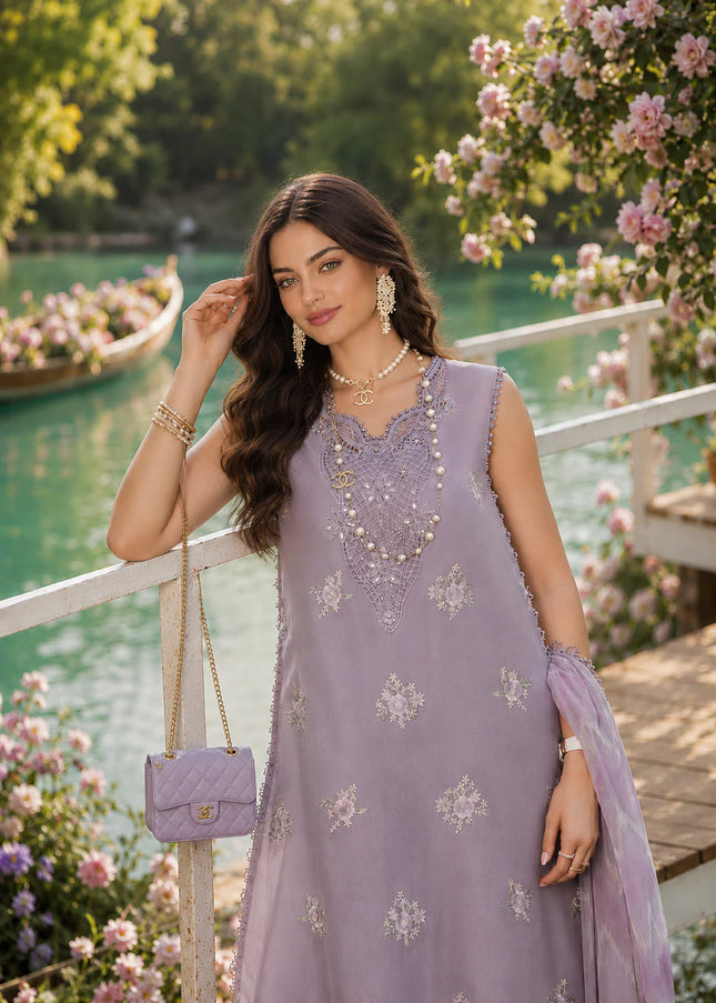 Noor By Saadia Asad | Noor Eid Luxury  Printskhaas '26 - Lavender Lights