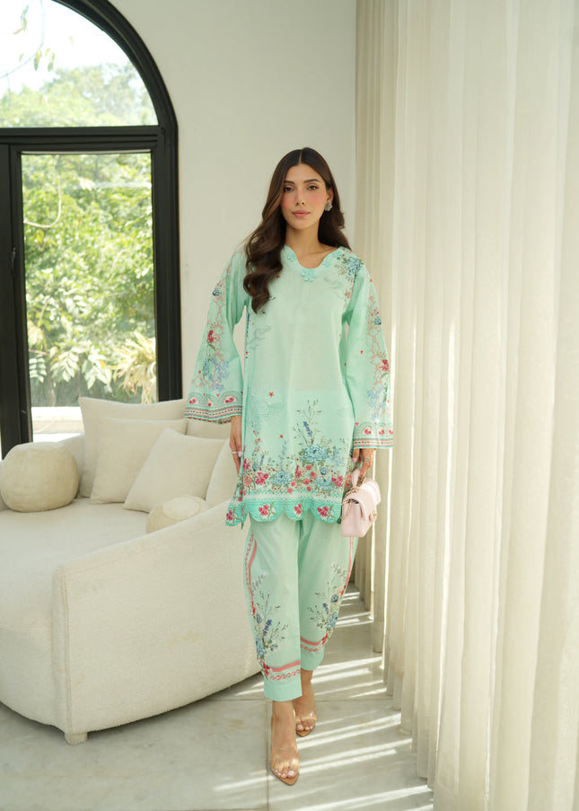 Naarj | Co-ord - Aqua Fantasy