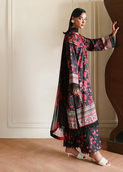 Roheenaz | Eclat Garden Printed Lawn - Iris Garden