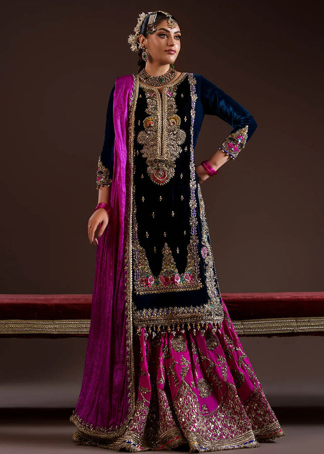 Velvet Hand Embroidered P-292