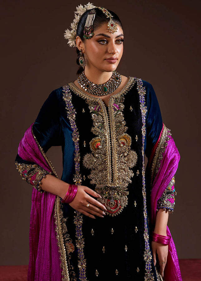 Velvet Hand Embroidered P-292